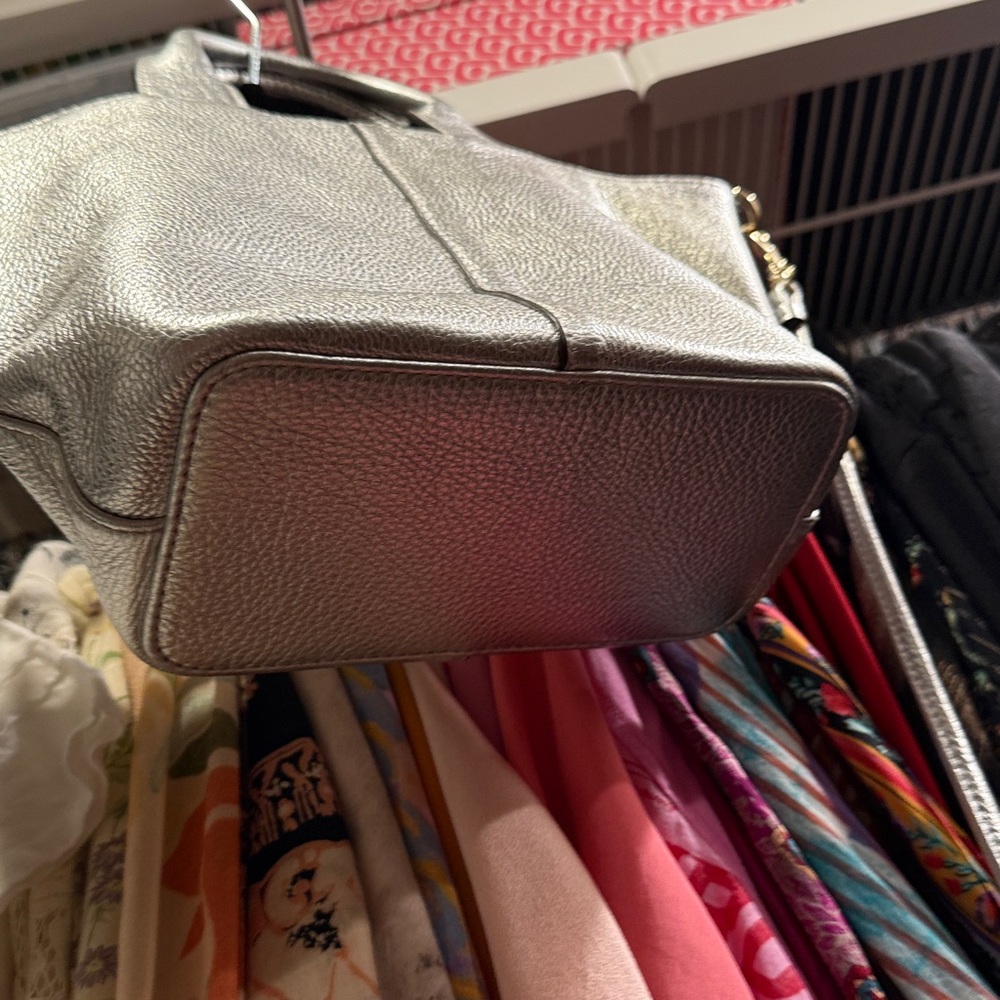 Banana Republic Silver Women's Bag Leather - Picture 3 of 9
